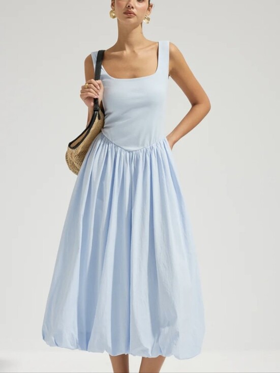 Commense Dresses & Skirts - Commense Light Blue Midi Sundress